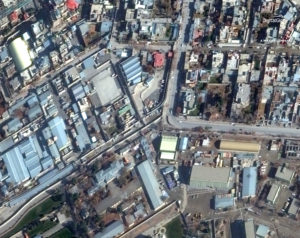 Location of car bomb that killed RFERL journalist in Kabul. (Satellite image ©2018 DigitalGlobe, a Maxar company)